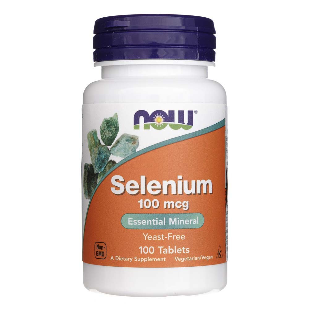 NOW FOODS seleen 100 mcg – 100 tabletti
