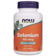 NOW FOODS seleen 100 mcg – 250 tabletti