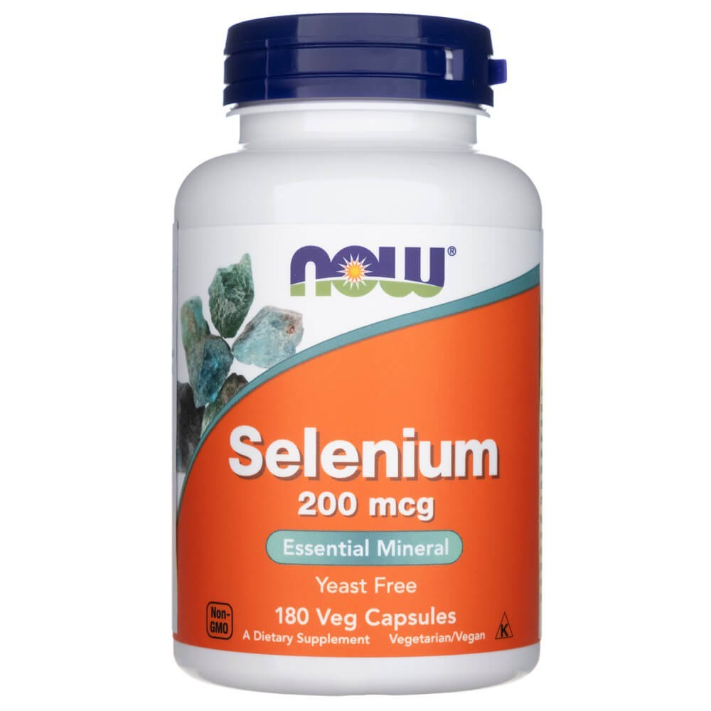 NOW FOODS seleen 200 mcg – 180 kapslit