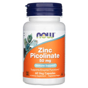 NOW FOODS tsinkpikolinaat 50 mg – 60 kapslit