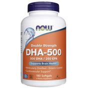 NOW FOODS DHA-500 topeltkontsentratsiooniga – 180 kapslit