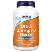NOW FOODS Ultra Omega-3, 500 EPA / 250 DHA – 180 kapslit