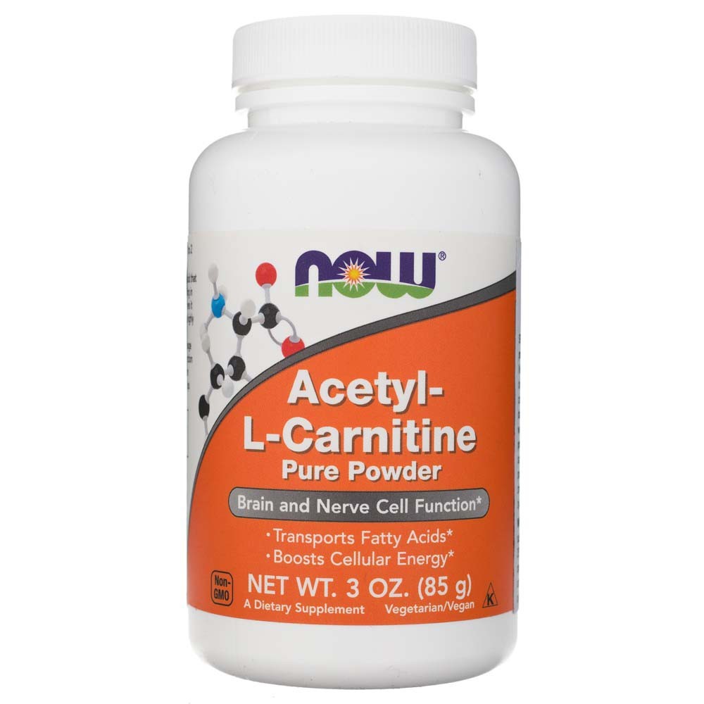 NOW FOODS atsetüül-L-karnitiin pulber – 85 g