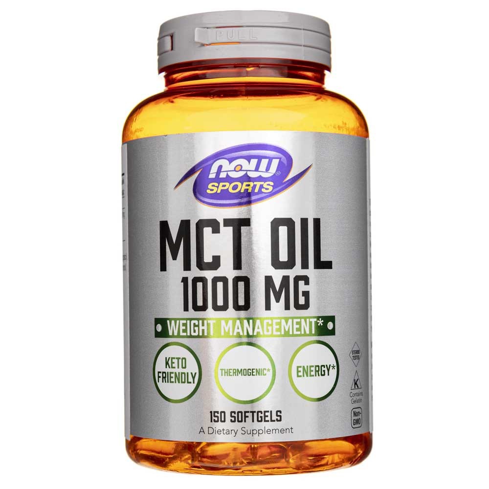 NOW FOODS MCT õli 1000 mg – 150 kapslit
