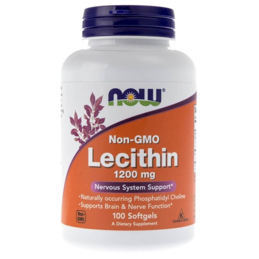 NOW FOODS GMO-vaba letsitiin 1200 mg – 100 kapslit