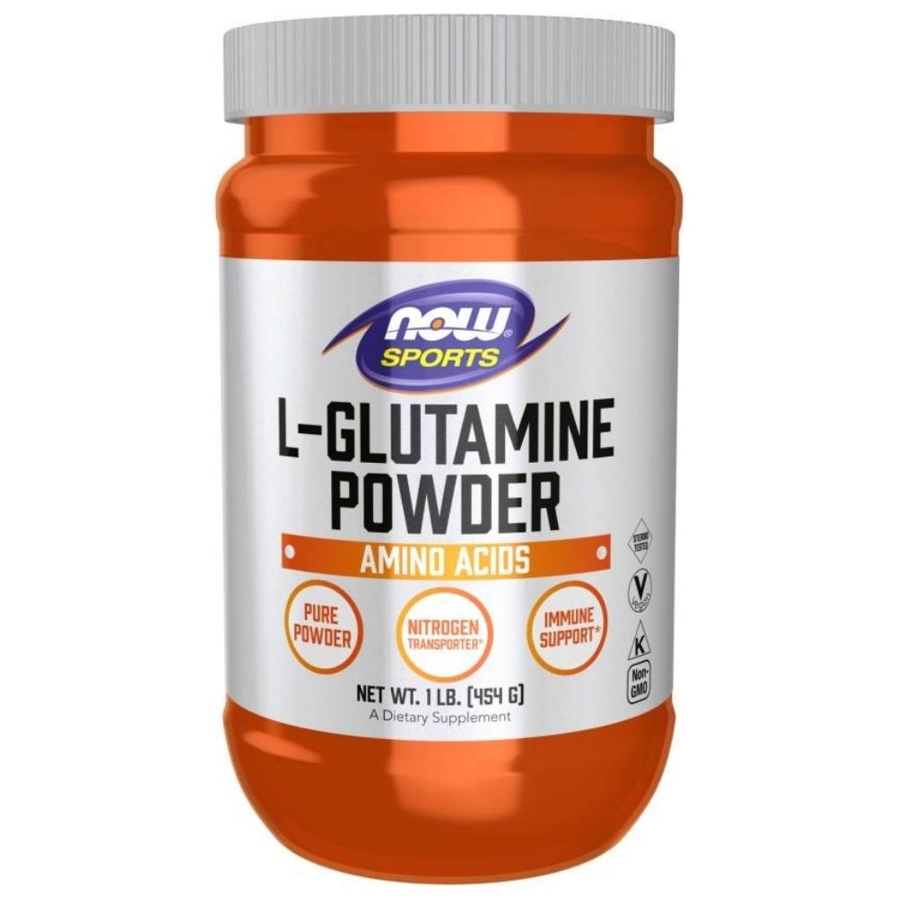 NOW FOODS L-glutamiini pulber – 454 g