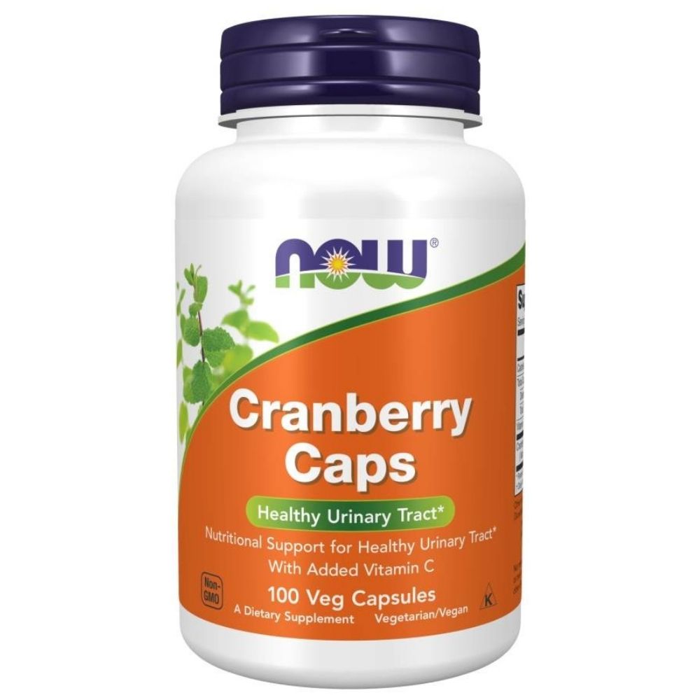 NOW FOODS jõhvikas 700 mg C-vitamiiniga – 100 kapslit