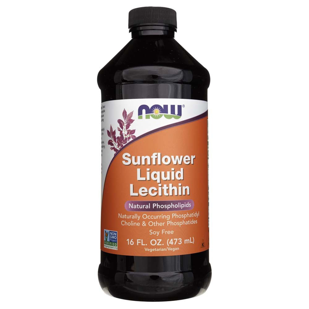 NOW FOODS vedel päevalilleletsitiin – 473 ml