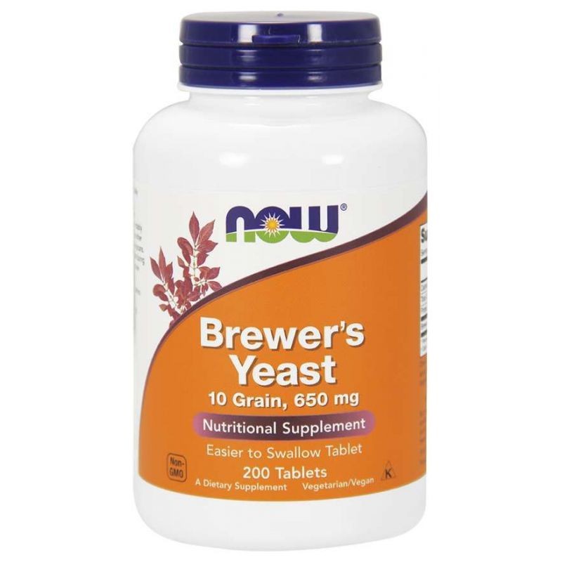NOW FOODS õllepärm 650 mg – 200 tabletti