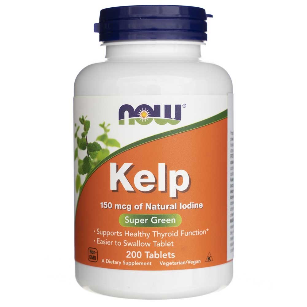 NOW FOODS Kelp 150 µg – 200 tabletti