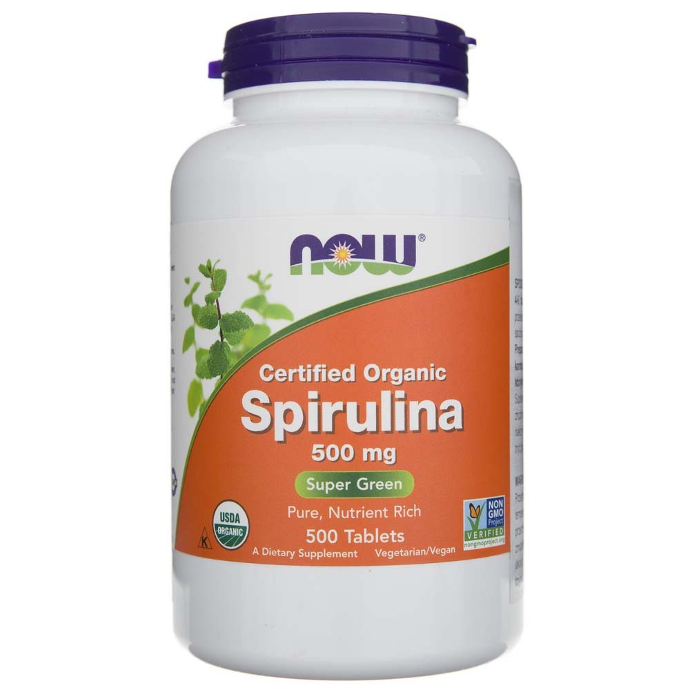 NOW FOODS Spirulina 500 mg – 500 tabletti