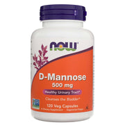 NOW FOODS D-mannoos 500 mg – 120 kapslit