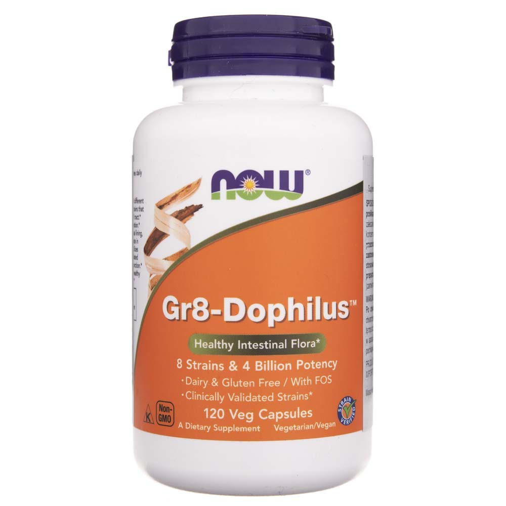 NOW FOODS Gr8-Dophilus – 120 kapslit