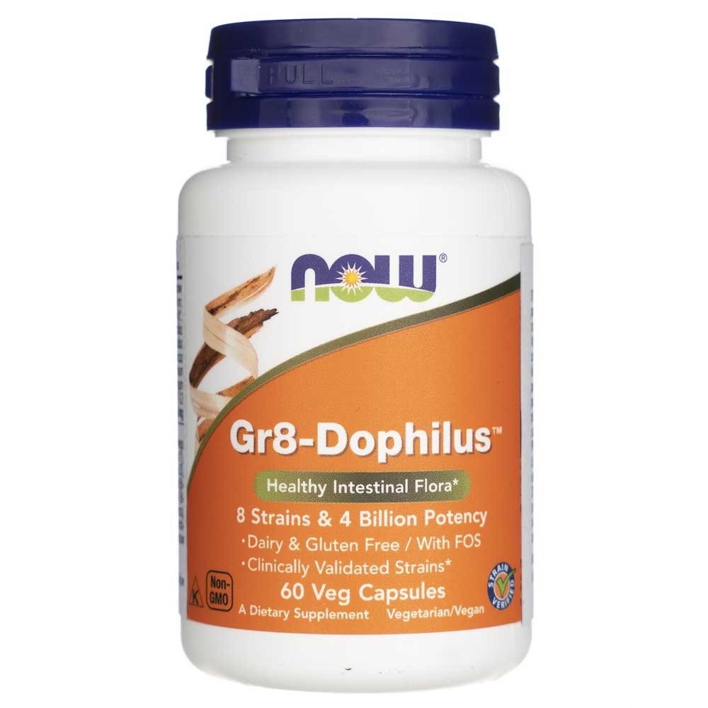 NOW FOODS Gr8-Dophilus – 60 kapslit