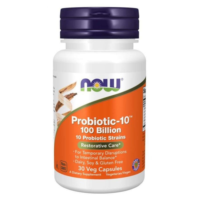 NOW FOODS Probiotic-10 (probiootikum) 100 miljardit – 30 kapslit