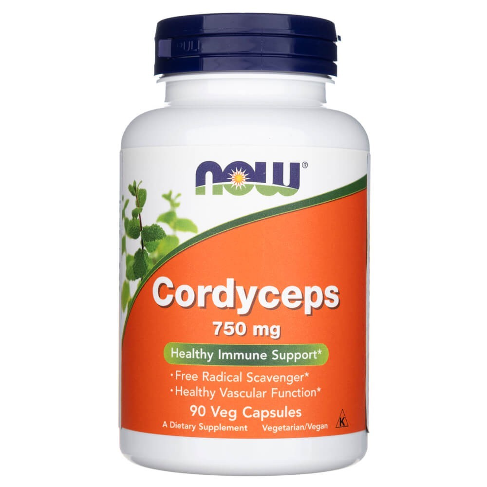 NOW FOODS korditseps 750 mg – 90 kapslit