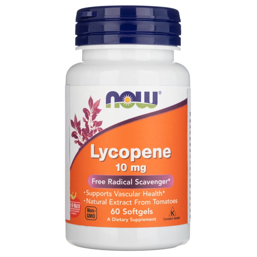 NOW FOODS lükopeen 10 mg – 60 kapslit