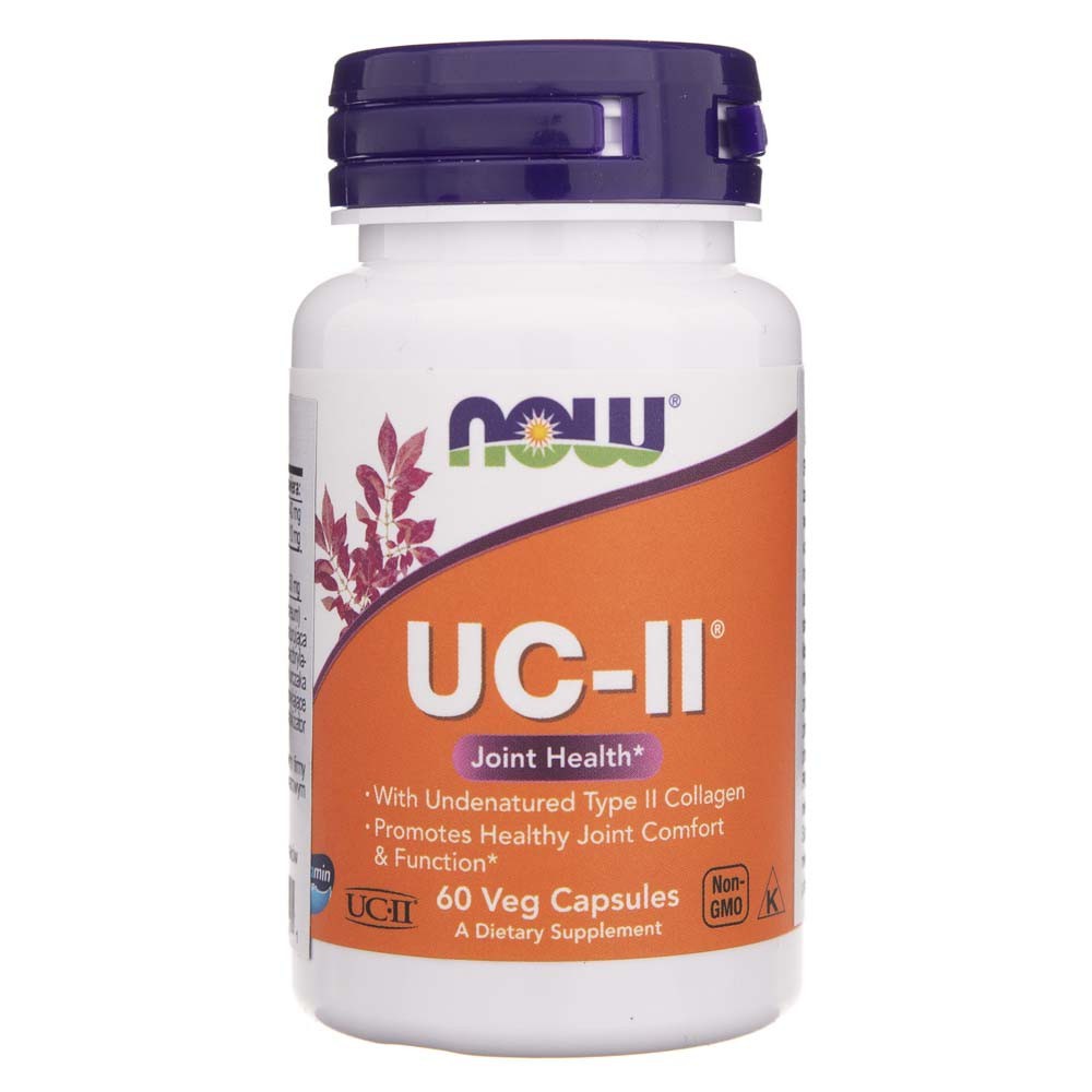 NOW FOODS UC-II® II tüüpi kollageen – 60 kapslit