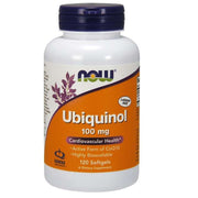 NOW FOODS koensüüm Q10 ubikinool 100 mg – 120 kapslit