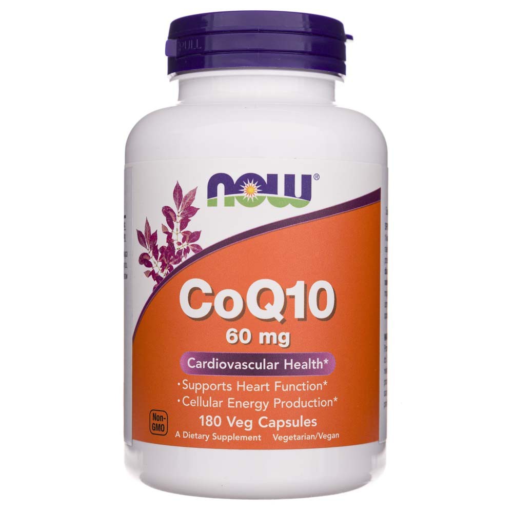 NOW FOODS CoQ10 60 mg – 180 kapslit
