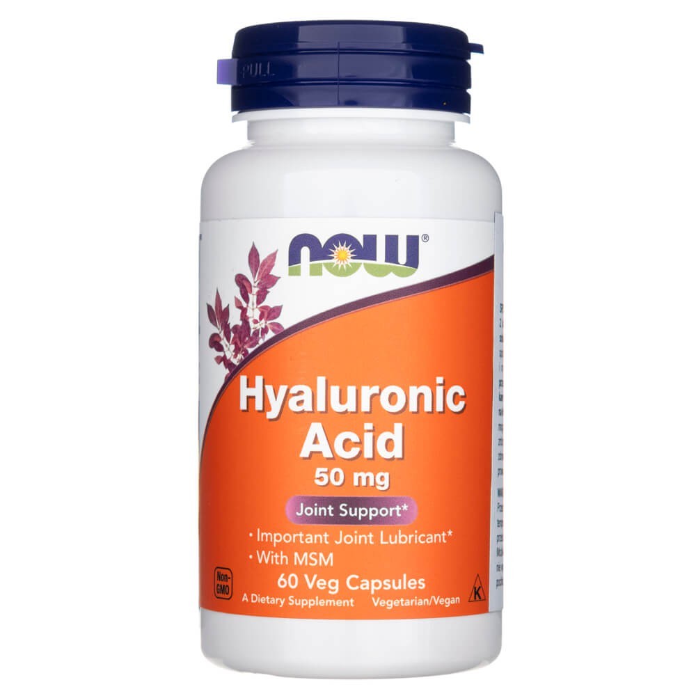 NOW FOODS hüaluroonhape 50 mg – 60 kapslit