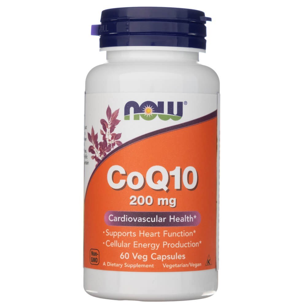 NOW FOODS CoQ10 200 mg – 60 kapslit