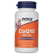 NOW FOODS CoQ10 200 mg – 60 kapslit