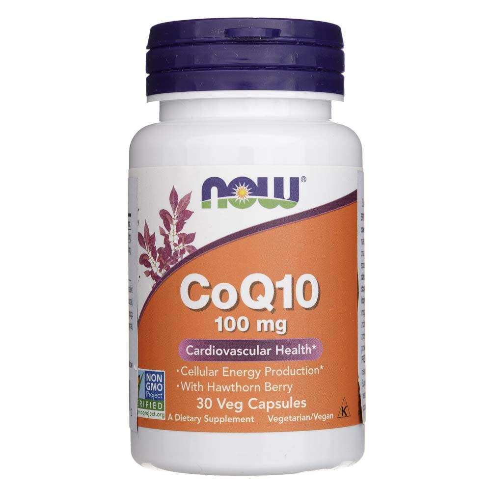 NOW FOODS CoQ10 100 mg viirpuu marjadega – 30 kapslit