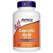 NOW FOODS Kaprüülhape 600 mg – 100 kapslit