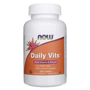 NOW FOODS Daily Vits, multivitamiinid ja mineraalained – 250 tabletti