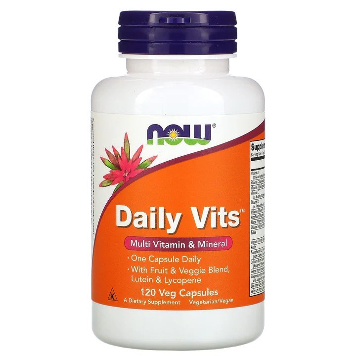 NOW FOODS Daily Vits – 120 kapslit