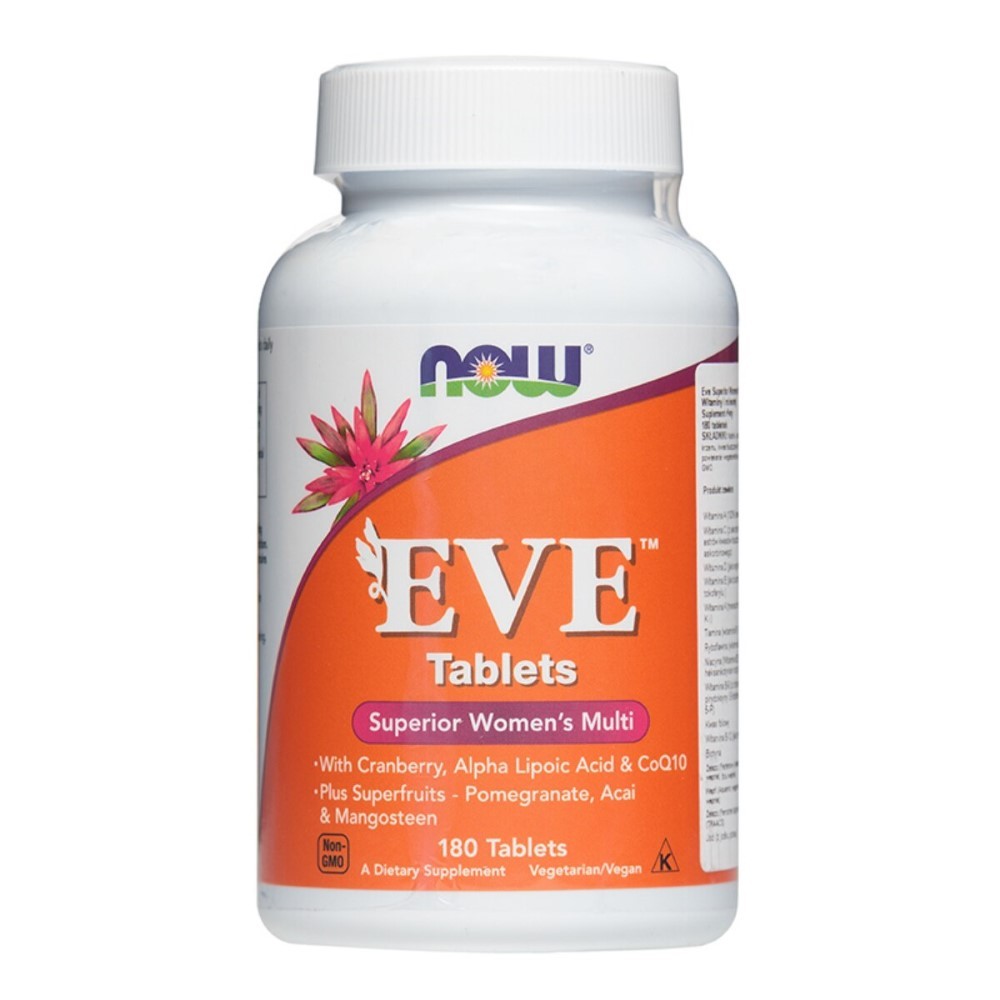 NOW FOODS EVE multivitamiinikompleks naistele – 180 tabletti