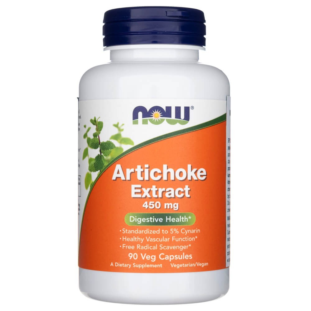 NOW FOODS artišokiekstrakt 450 mg – 90 kapslit
