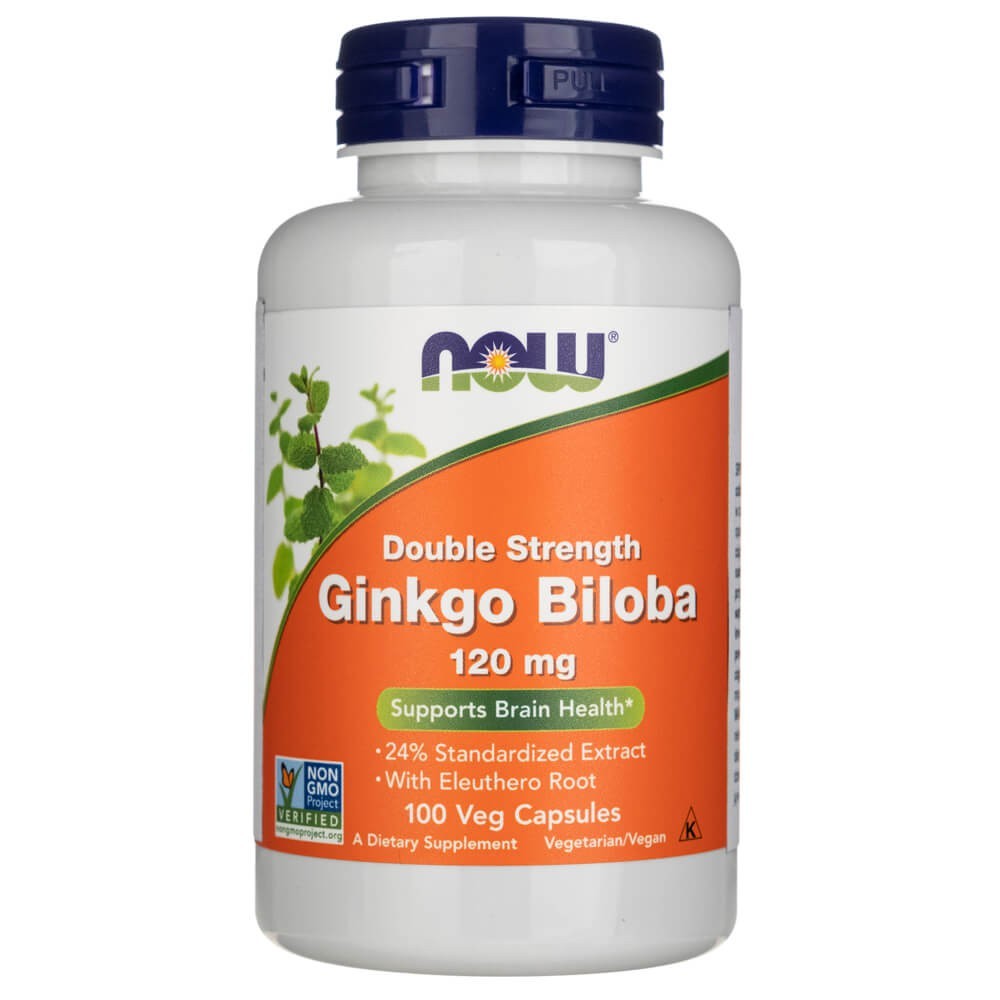 NOW FOODS hõlmikpuu (Ginkgo Biloba) 120 mg – 100 kapslit