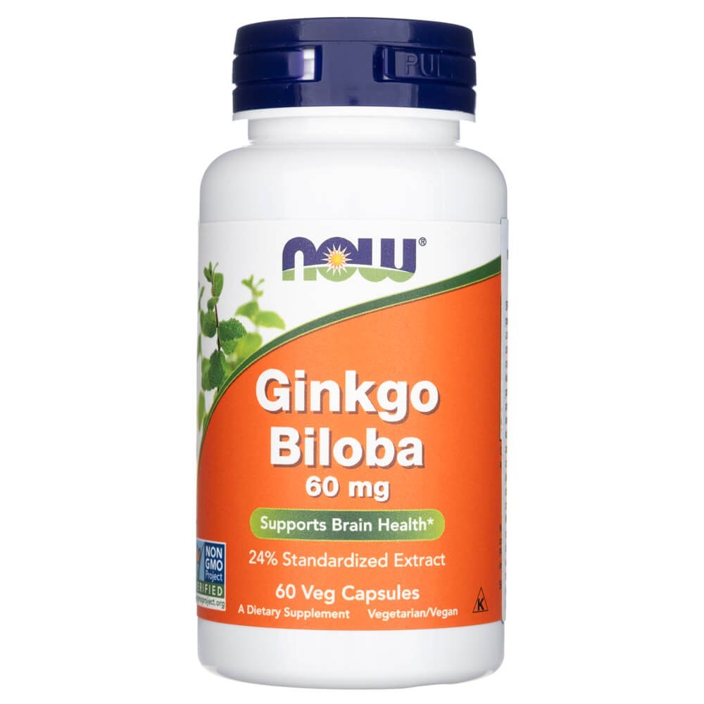 NOW FOODS Hõlmikpuu 60 mg – 60 kapslit