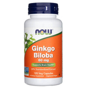 NOW FOODS Ginkgo 60 mg – 120 kapslit