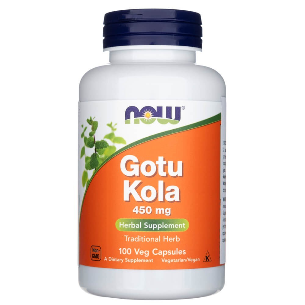 NOW FOODS Gotu Kola 450 mg – 100 kapslit