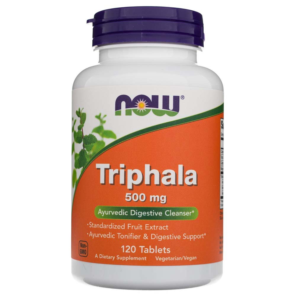 NOW FOODS Triphala 500 mg – 120 tabletti