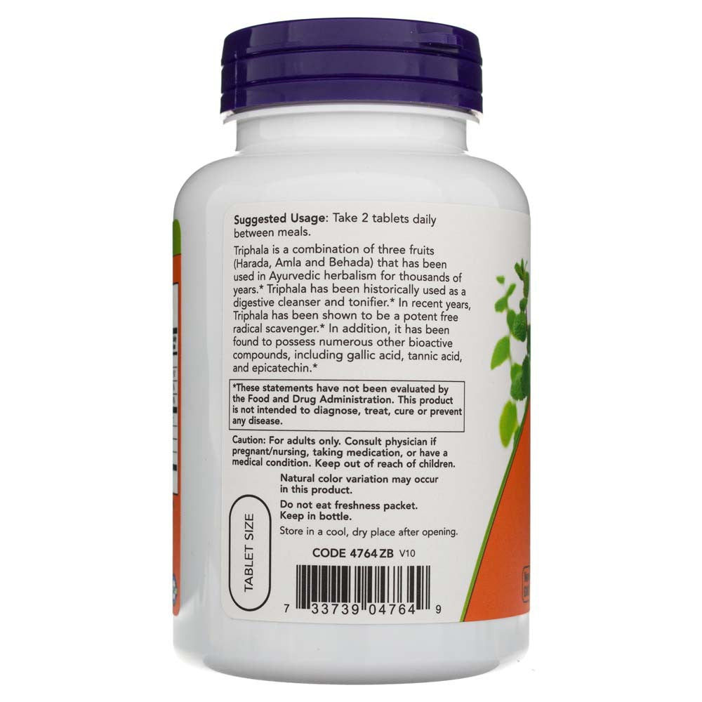 NOW FOODS Triphala 500 mg – 120 tabletti