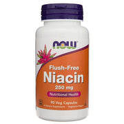 NOW FOODS Flush-Free niatsiin 250 mg – 90 kapslit