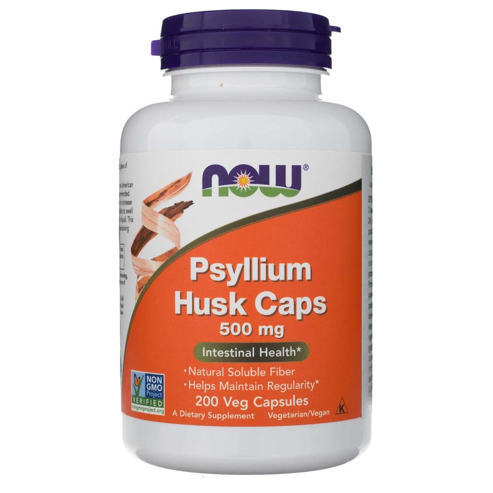 NOW FOODS Psyllium Husk 500 mg – 200 kapslit