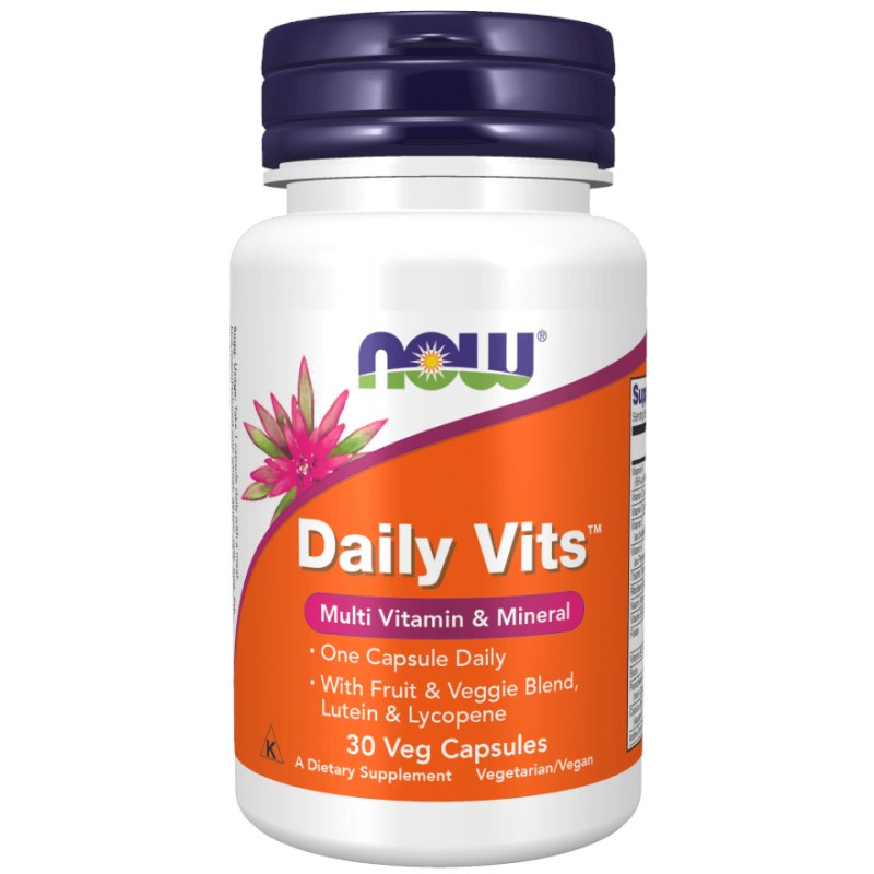 NOW FOODS Daily Vits (multivitamiinid) – 30 kapslit