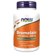 NOW FOODS Bromelaiin 500 mg, 2400 GDU/g – 120 kapslit