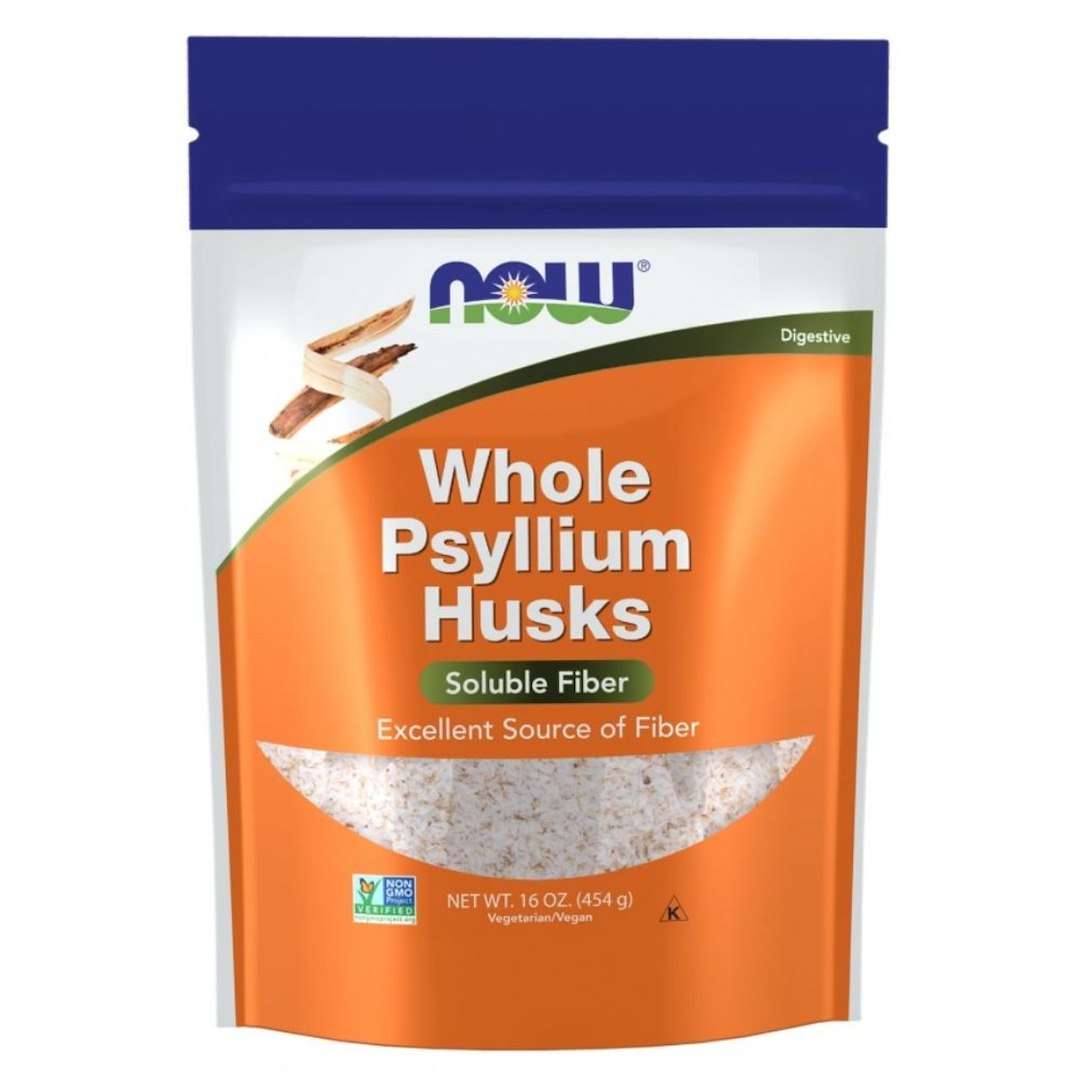 NOW FOODS teelehe seemnekestad – 454 g (Whole Psyllium Husks)