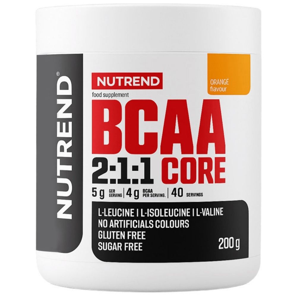 Nutrend BCAA 2:1:1 Core, apelsinimaitseline – 200 g