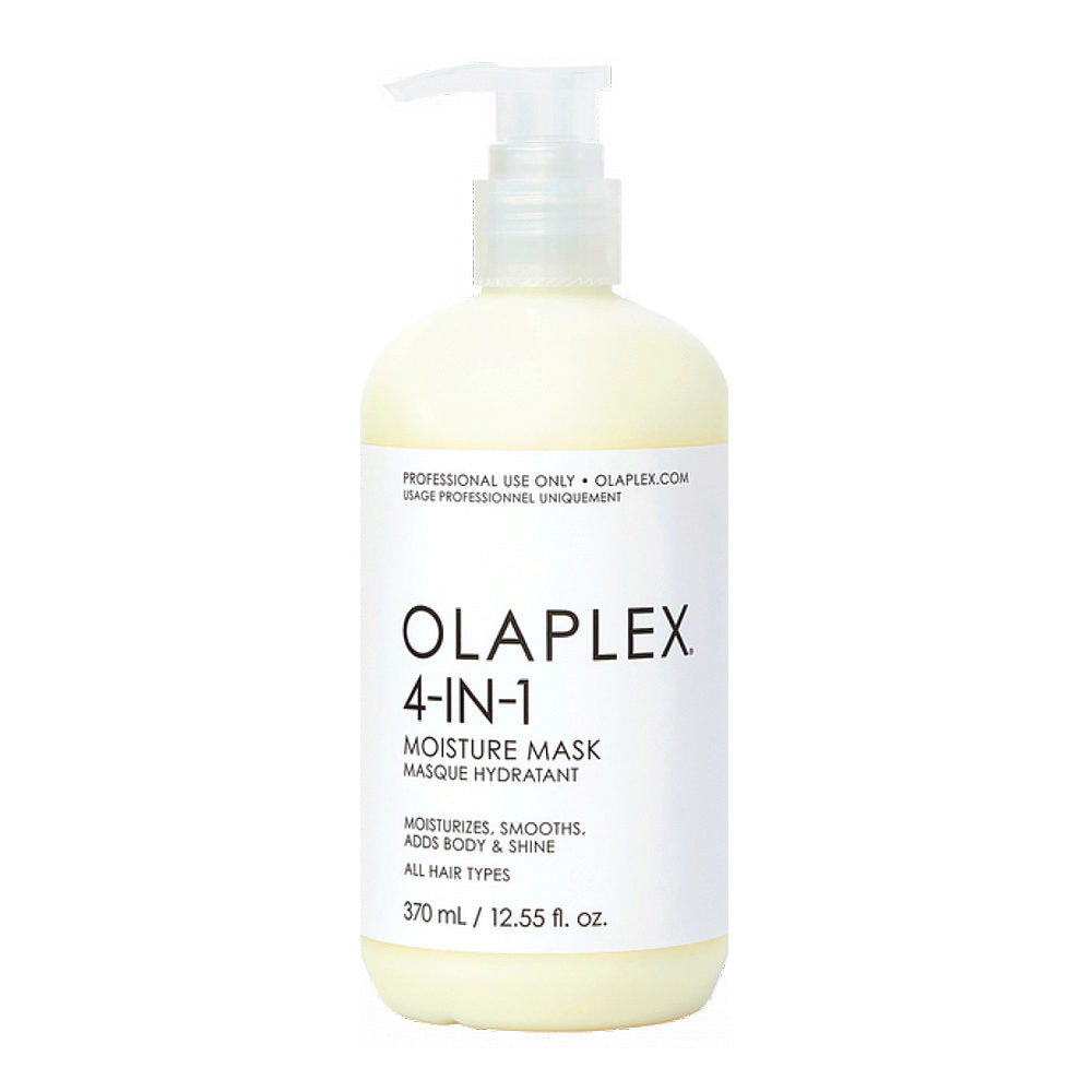 Olaplex, 4-In-1, Plaukų gydymo kremo kaukė, Drėkina, lygina, suteikia apimties & blizgesio, 370 ml