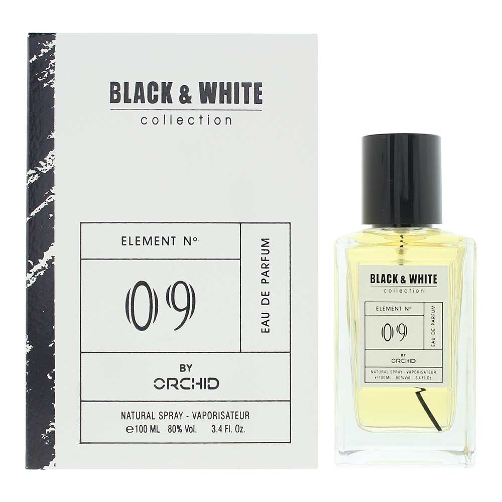 Orchid, Black & White Collection-Element No. 09, Eau De Parfum, Unisex, 100 ml