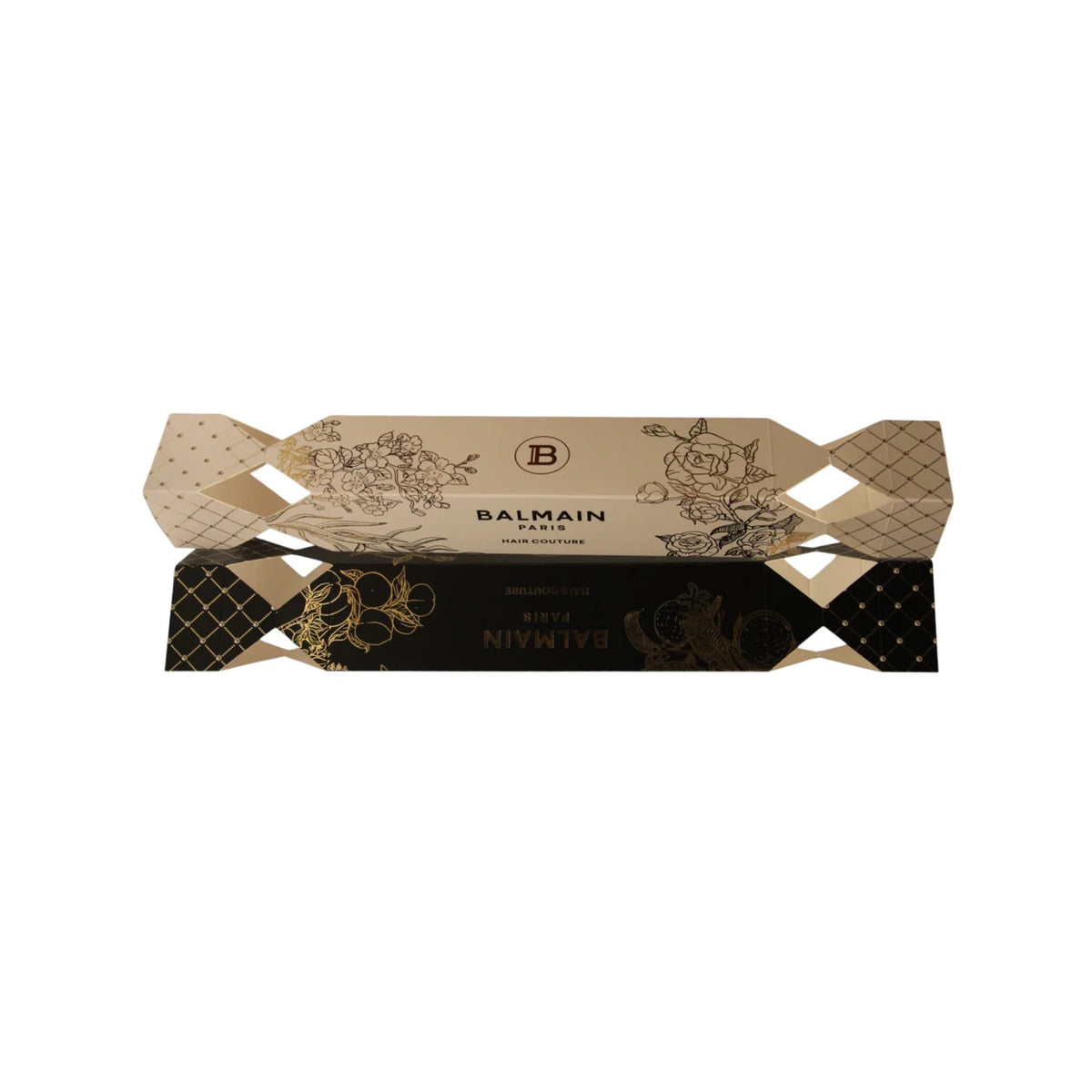 Set, Balmain, Hair Couture, Empty Cardboard Box, Black & White, 25 pcs