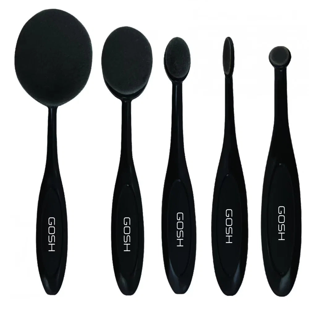 Set, Gosh, Gosh, Blending, Multi Face Brush, 5 pcs