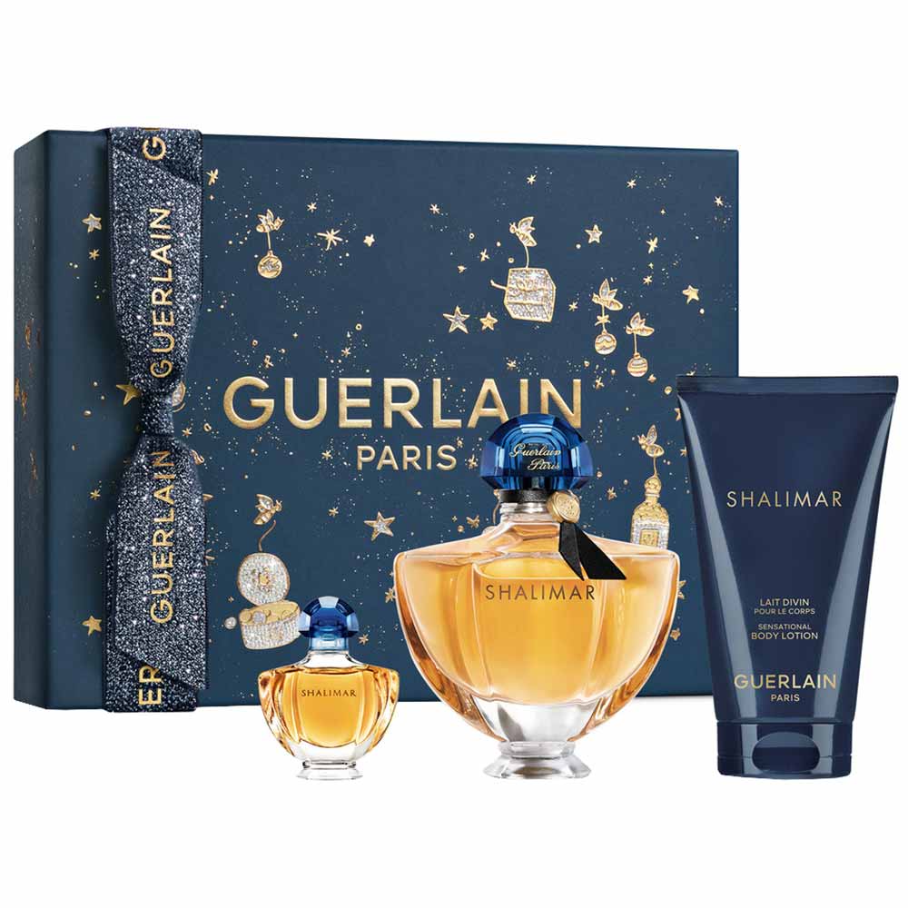 Guerlaini komplekt: Shalimar, parfüümvesi, naistele, 50 ml + Shalimar, parfüümvesi, naistele, 5 ml + Shalimar, niisutav ihavood, 75 ml